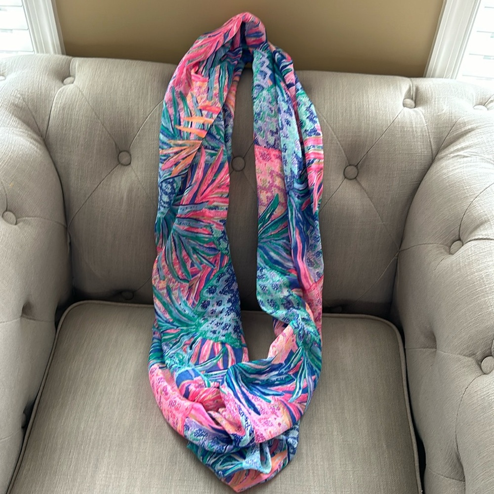 Lilly Pulitzer infinity scarf
